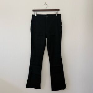 1822 Denim Butter Pull-On Flare Jeans Black Size 8